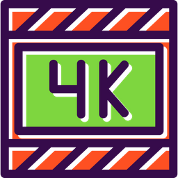 4 K Video  Icon