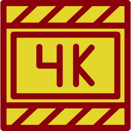 4 K Video  Icon