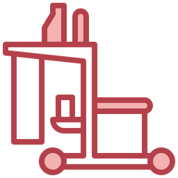 Cleaning Cart  Icon