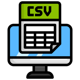 File Csv  Icon