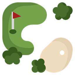 Golf Field  Icon