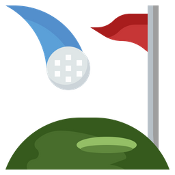 Golf Flaming  Icon