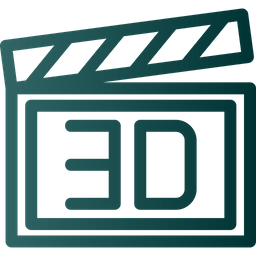 3 D Glasses  Icon