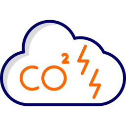 Carbon dioxide  Icon