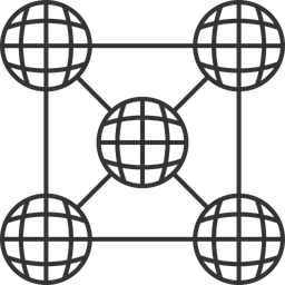 Rede global  Ícone