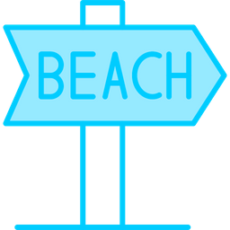 Beach direction  Icon