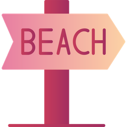 Beach direction  Icon