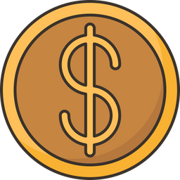 Dollar Coin  Icon