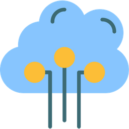 Cloud Web Hosting  Icon