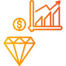 Diamond Growth  Icon