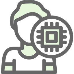 Brain Chip  Icon