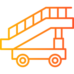 항공기 계단  아이콘