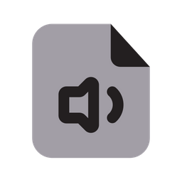 Audio File  Icon