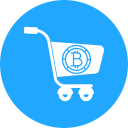 Bitcoin cart  Icon