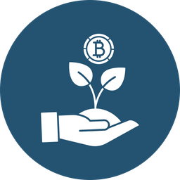 Blockchain plant  Icon