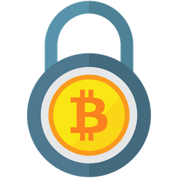 Bitcoin Lock  Icon