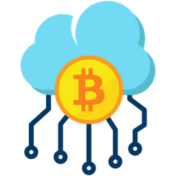 Bitcoin Cloud  Icon