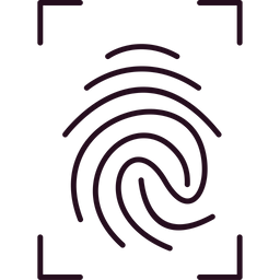 Fingerprint Identification  Icon