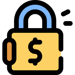 Dollar Lock  Icon