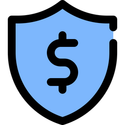 Dollar Shield  Icon