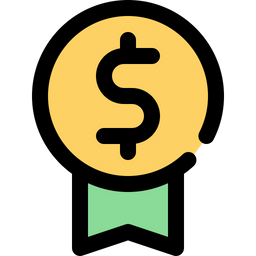 Dollar Badge  Icon