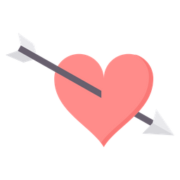 Heart Arrow  Icon