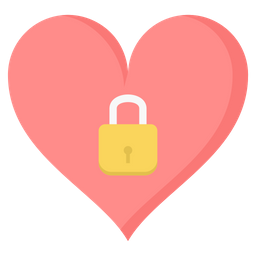 Heart Lock  Icon