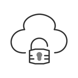 Cloud Lock  Icon