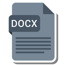 Docx-Datei  Symbol