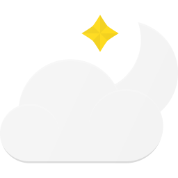 Cloudy  night  Icon