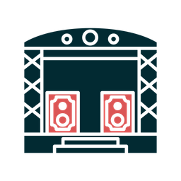축제 무대  아이콘