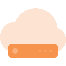 Cloud database  Icon