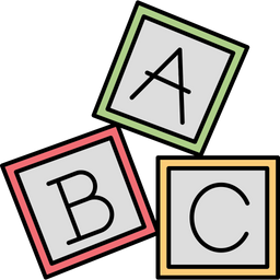 ABC block  Icon