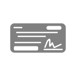 Cheque  Icon