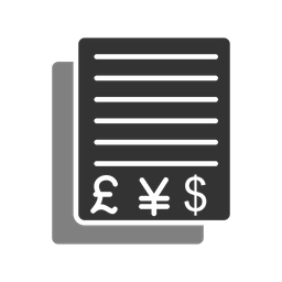 Financial Document  Icon