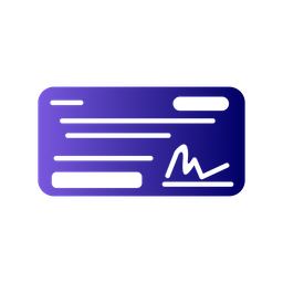 Cheque  Icon