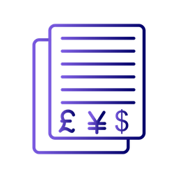 Financial Document  Icon