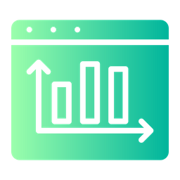 Gráfico de barras  Ícone