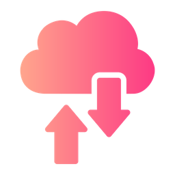 Cloud Transfer Data  Icon