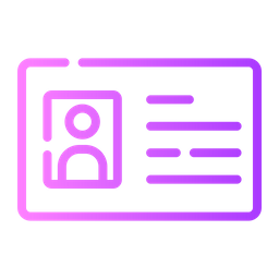 Driving License  Icon