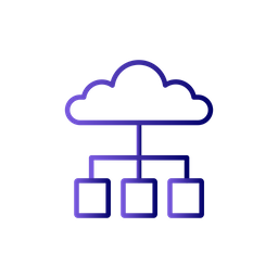 Cloud Hosting  Icon