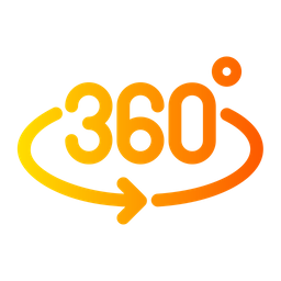 360 Degree  Icon