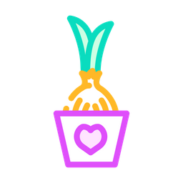 Onion Growing Pot  Icon