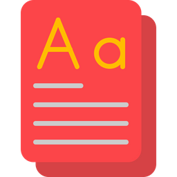 Alphabet Card  Icon