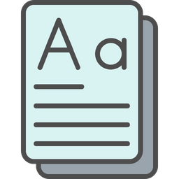 Alphabet Card  Icon