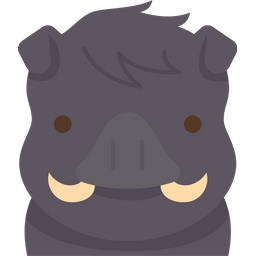 Boar Face  Icon