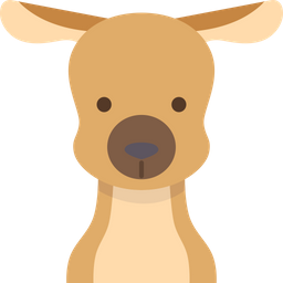 Kangaroo Face  Icon