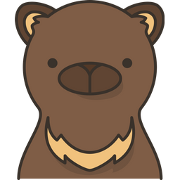 Bear Face  Icon