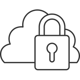 Cloud Lock  Icon