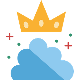 Cloud Crown  Icon